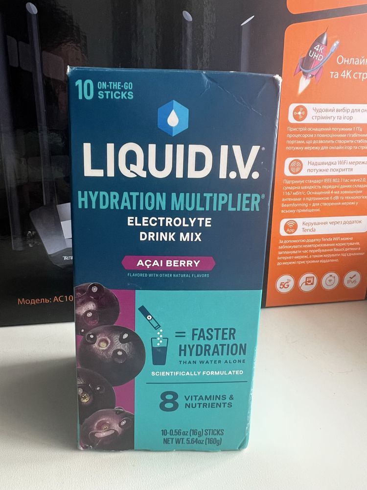 Смесь для приготовления электролитов Liquid I.V Gydration Multiplier
