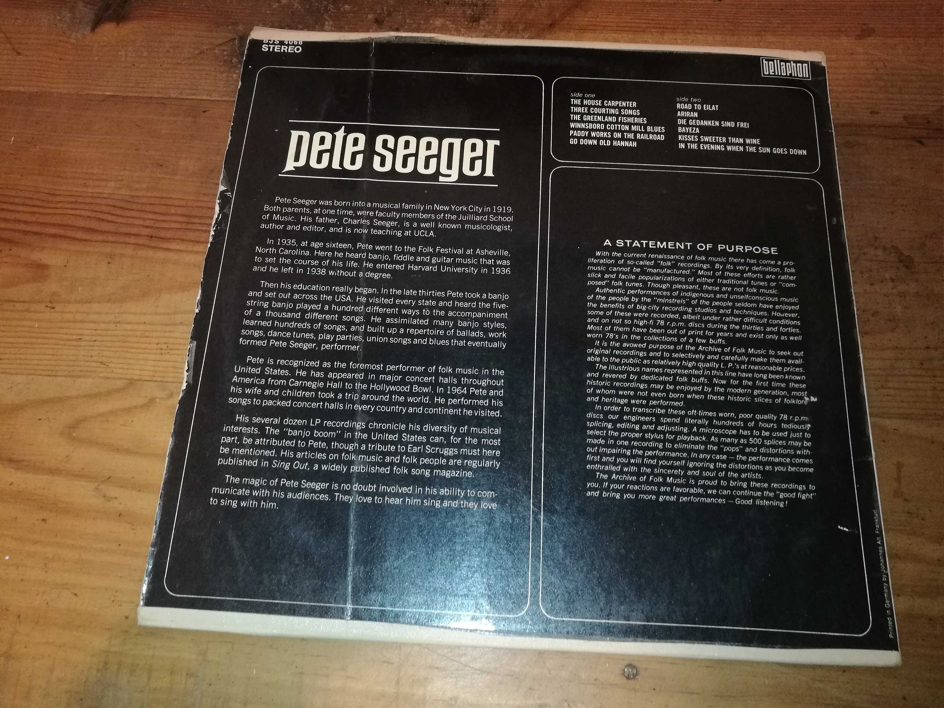 PETE SEEGER (Folk)- Pete Seeger LP
