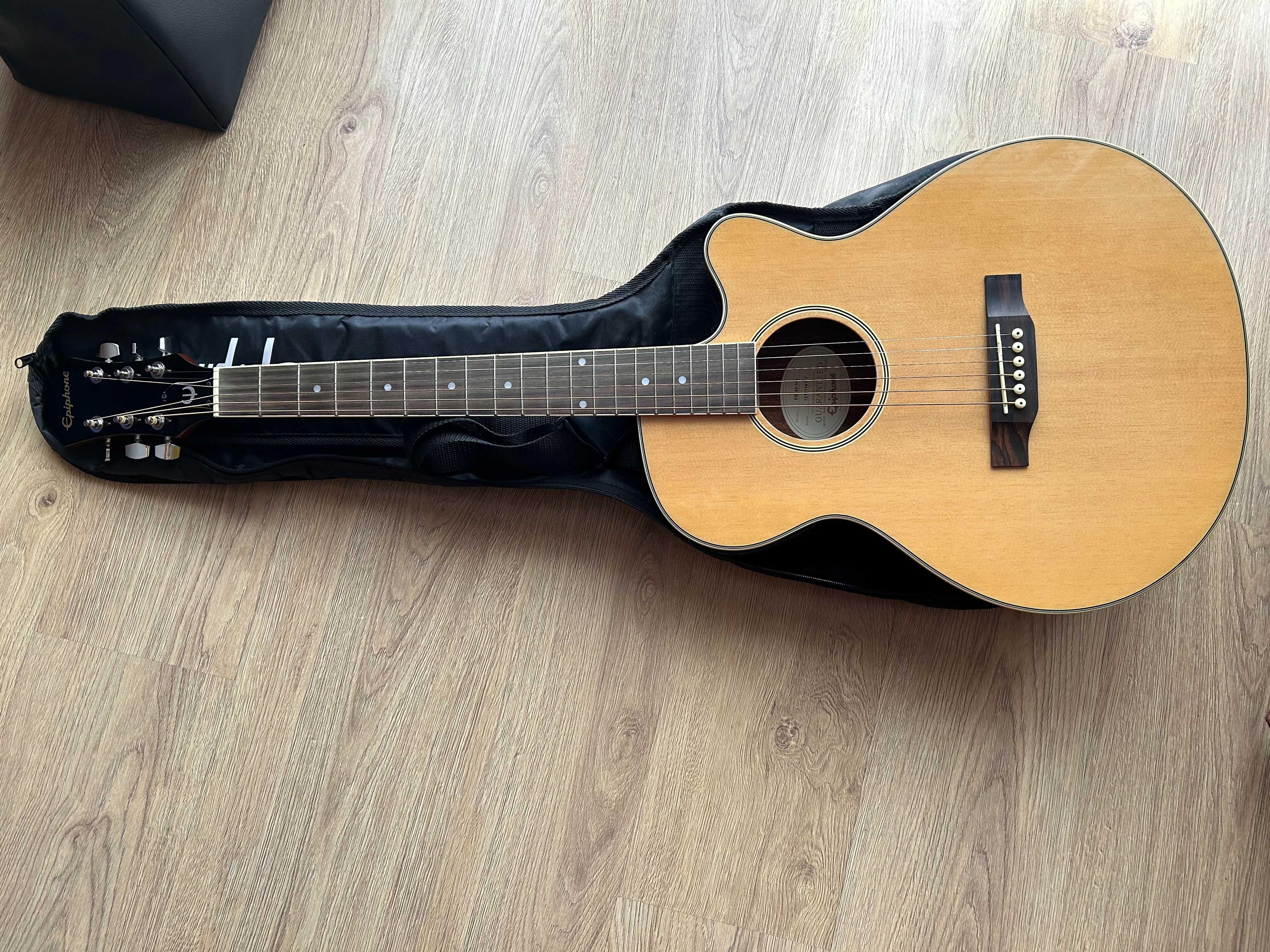 Epiphone PR-4E NA Gitara elektroakustyczna zestaw