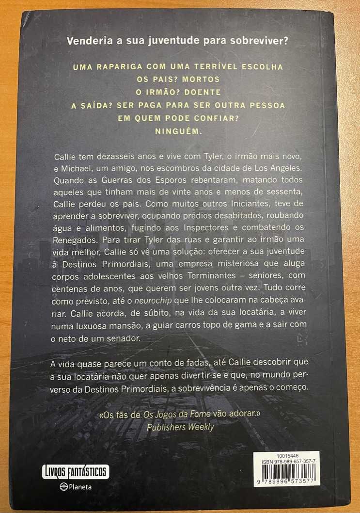 Livro Destinos Interrompidos de Lissa Price