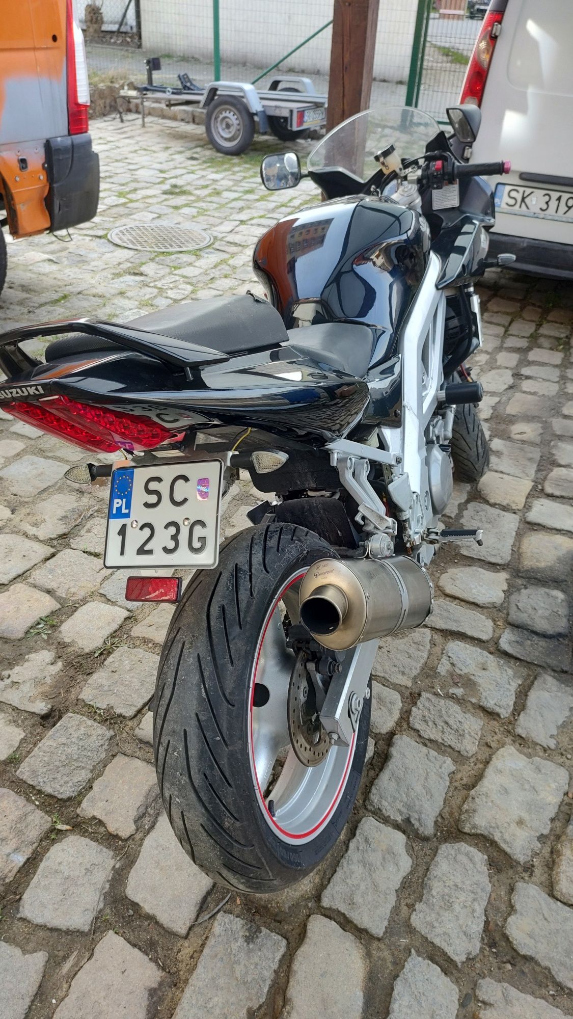 Motocykl Suzuki SV650 S rocznik 2003 rej A2