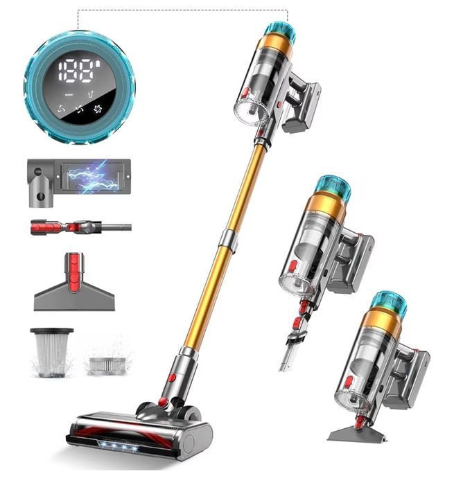 Aspirador vertical sem cabo 600 W