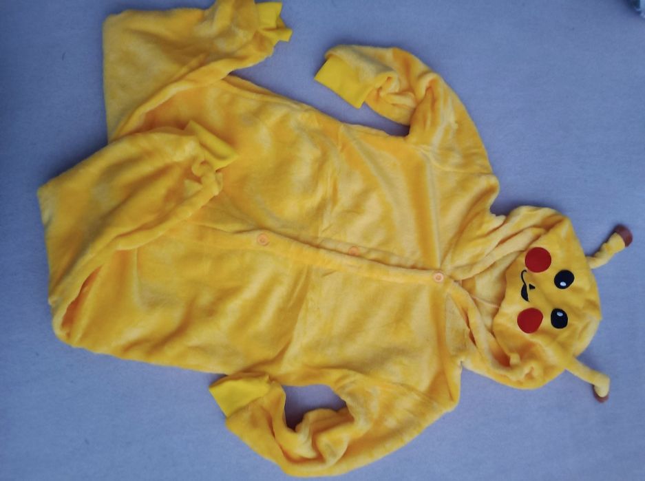 nowy strój przebranie pokemon pikachu na karnawał kostium 115-130
