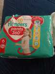 35 szt Pampers pants 6 plus gratis