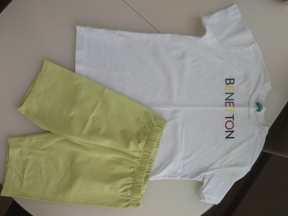 Комплект футболка велосипедки шорти Benetton 130-140