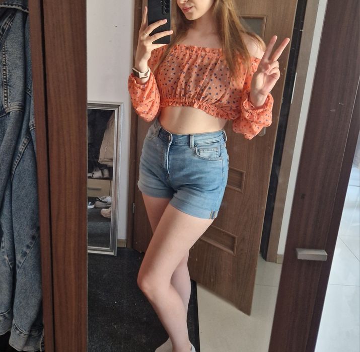 Top bluzka hiszpanka XL