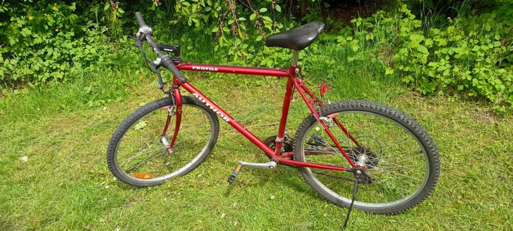Rower czerwony męski