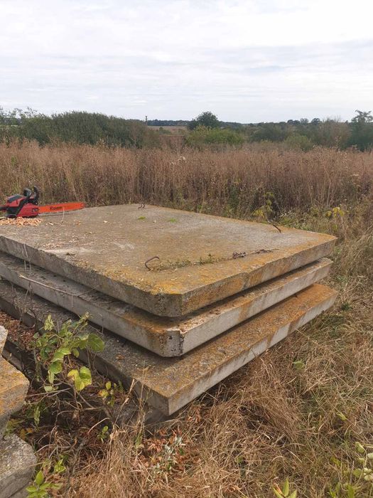 Продам плити залізо бетонні пешки
Розмір :6.0-1.5 
18 штук стан новий