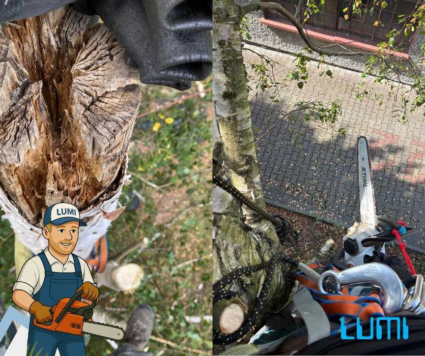 Koszenie trawy, przycinanie żywopłotów, przycinanie drzew – Śląskie