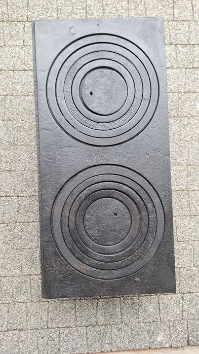 płyta piecowa żeliwna z fajerkami