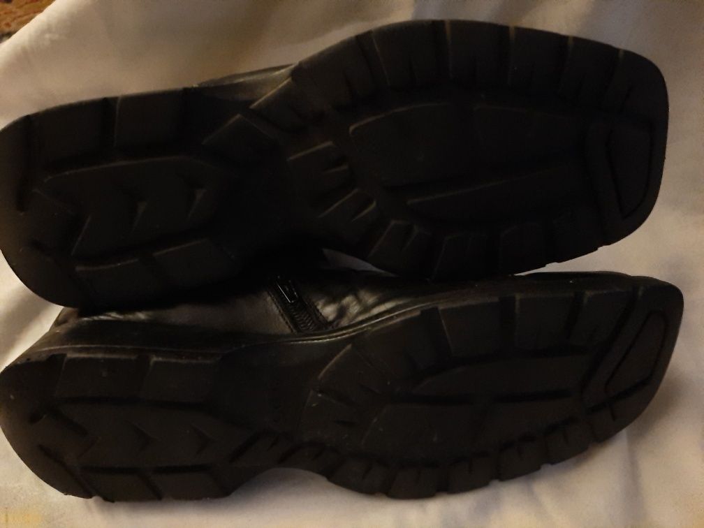 Czarne buty zimowe,  męskie,  ALDO