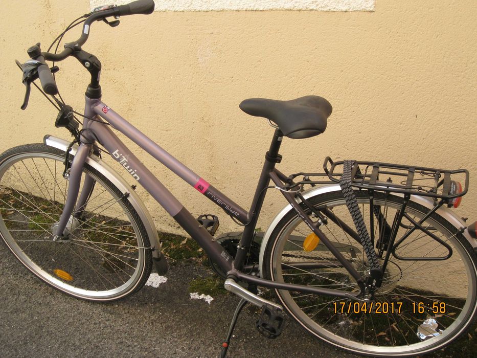 Bicicleta híbrida Riverside (VTC) 8 velocidades