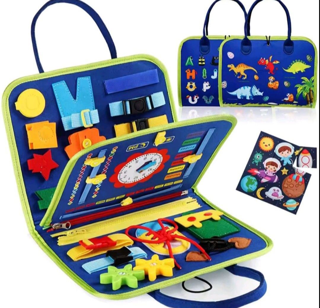 Wyprzedaż. Tablica Manipulacyjna Sensoryczna Montessori XXL
