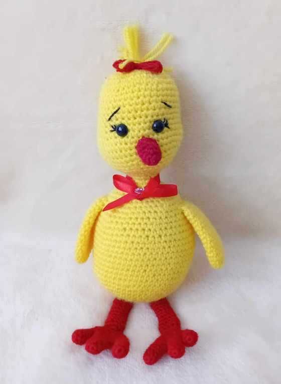 Kurczak  - zabawka Handmade Amigurumi