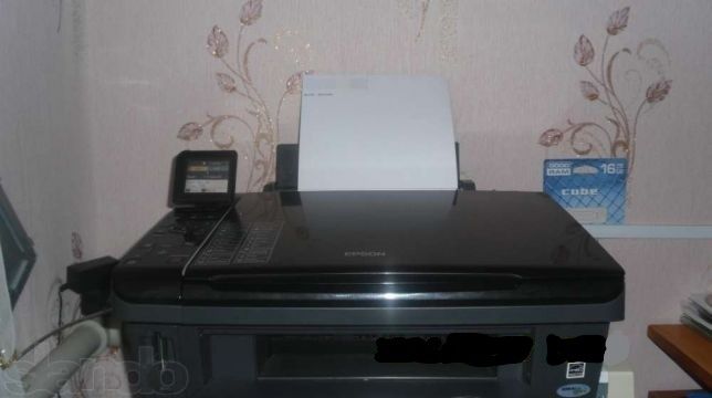 Цветной принтер МФУ EPSON TX410+СНПЧ