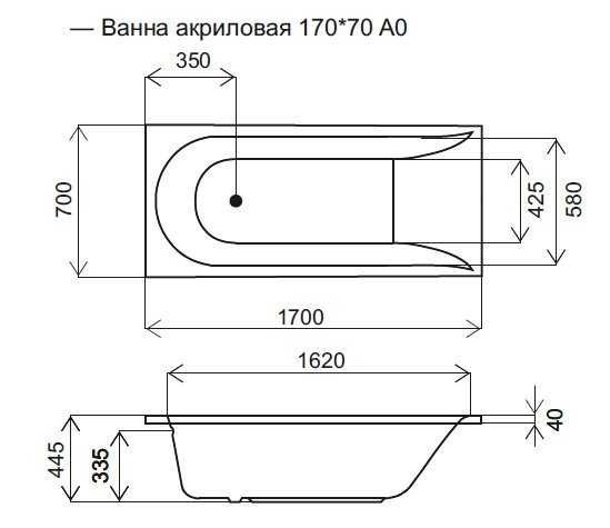 Ванна акрилова AM.PM ( Німеччина ) - 20 моделей