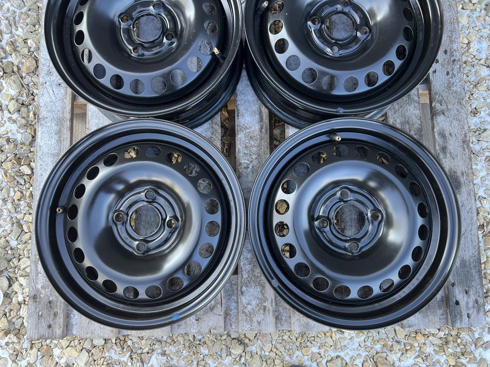 4xfelga stalowa 14” OPEL Karl (4x100 ET/IS38) z TPMS