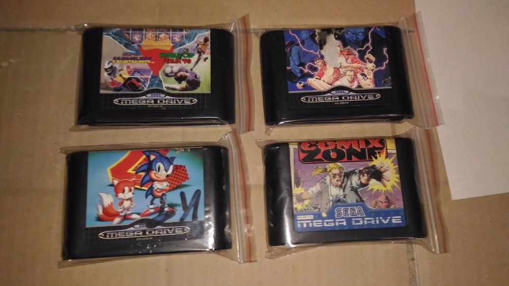 Lote Jogos Sega Master System e Sega Mega Drive