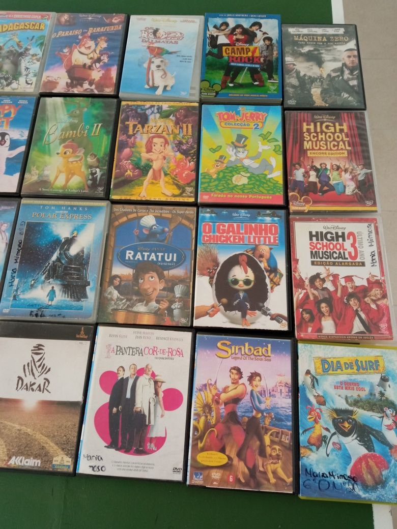 DVD's novos - Estão embalados