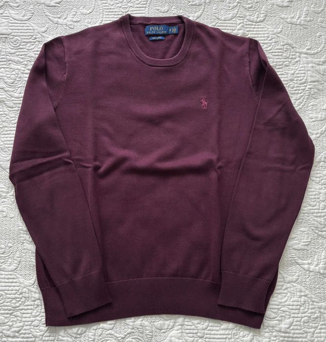 Pullover malha algodão bordô XS - Polo Ralph Lauren