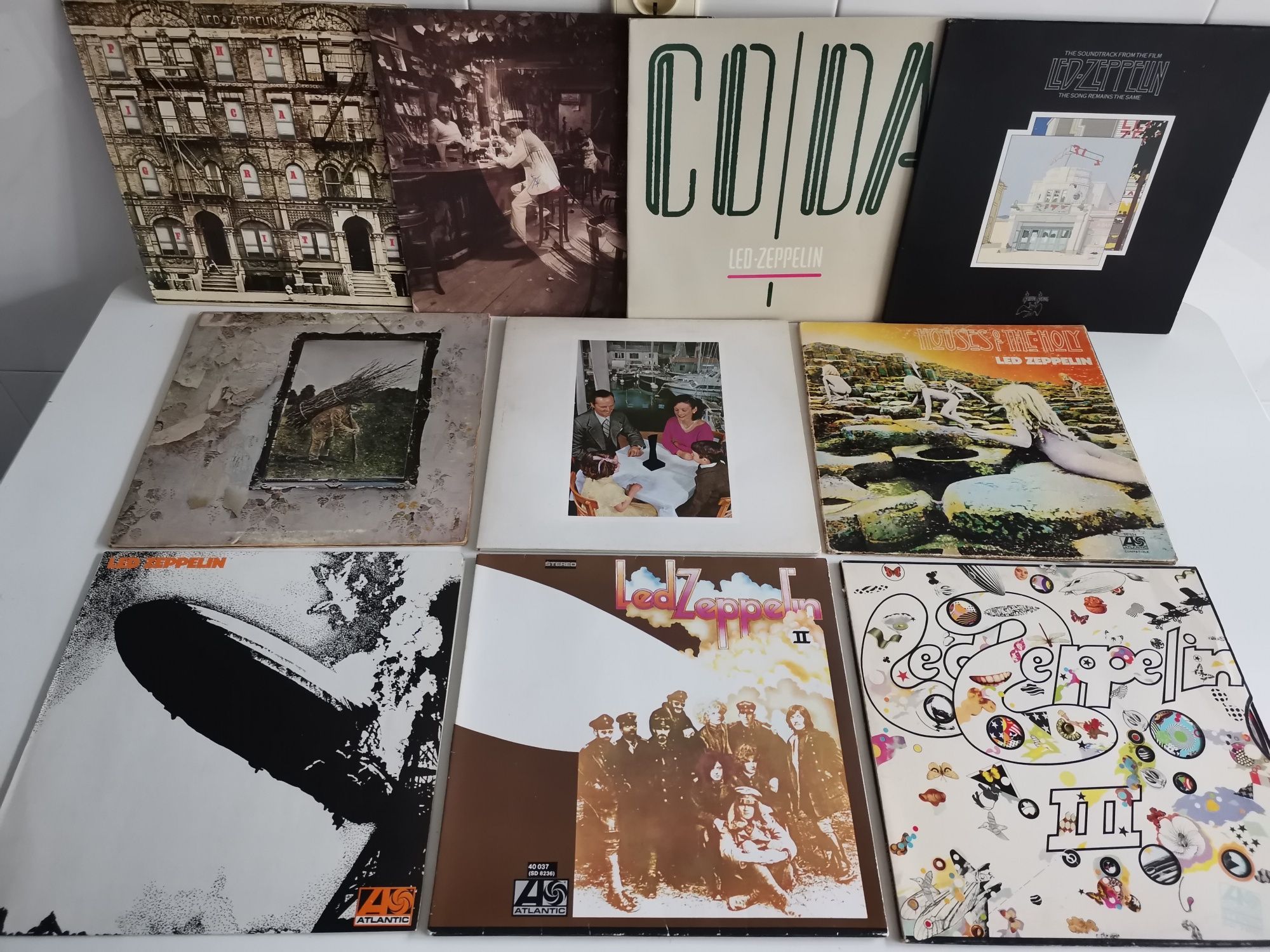 Discografias de BLACK SABBATH e Led Zeppelin {álbuns: discos de vinil}