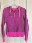 Bluza damska z kapturem rozuwana S 36 w paski
