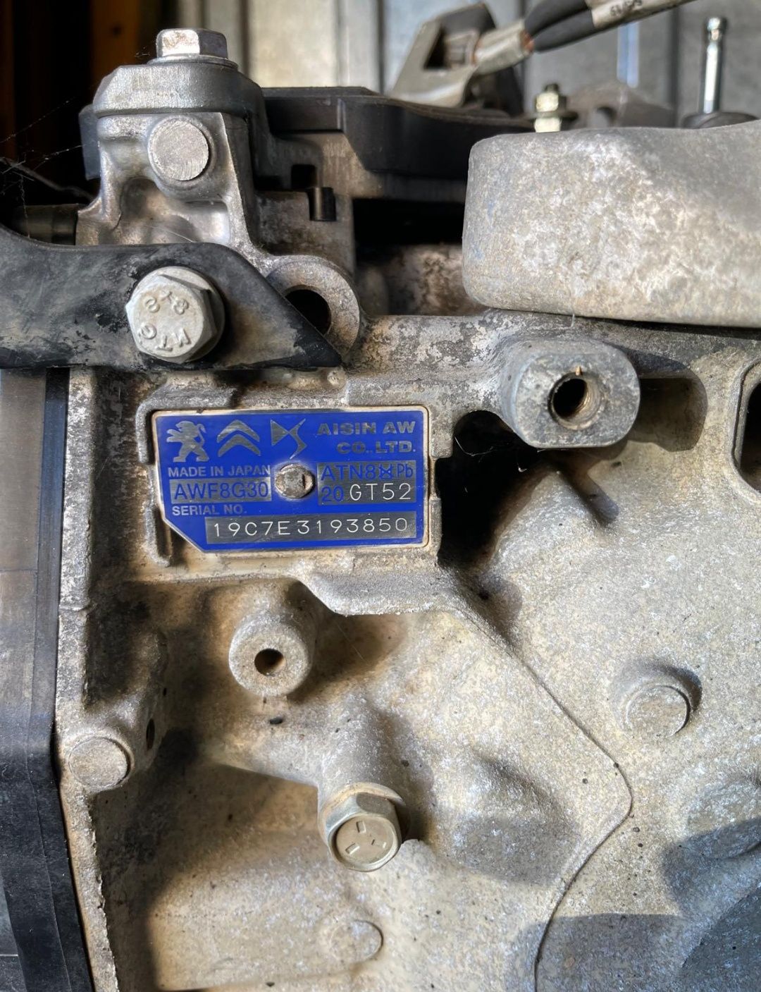 Skrzynia automatyczna aisin 20gt52 ATN8 Berlingo rifter combo proace