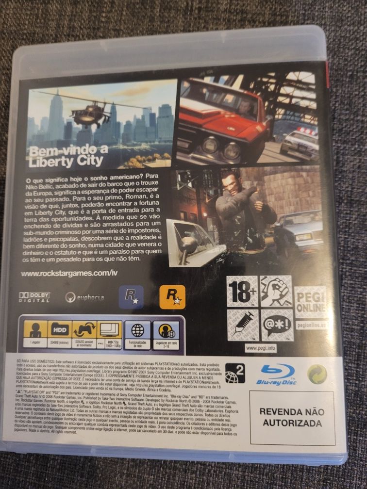 GTA 4 PS3 como novo