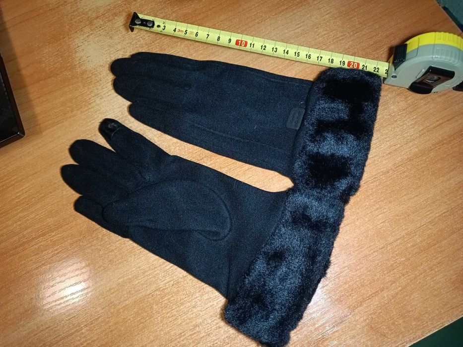 Стильні жіночі теплі плюшеві рукавички дуже м'які рукавиці