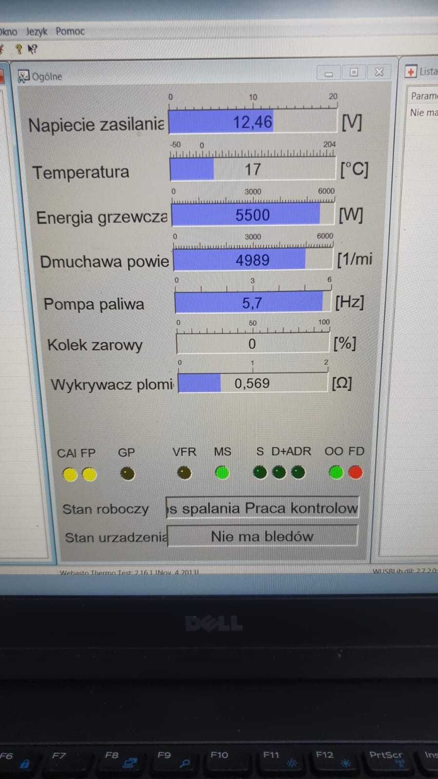 Ogrzewanie postojowe webasto air top evo 12V 55 5,5kw 230godz jak Nowe