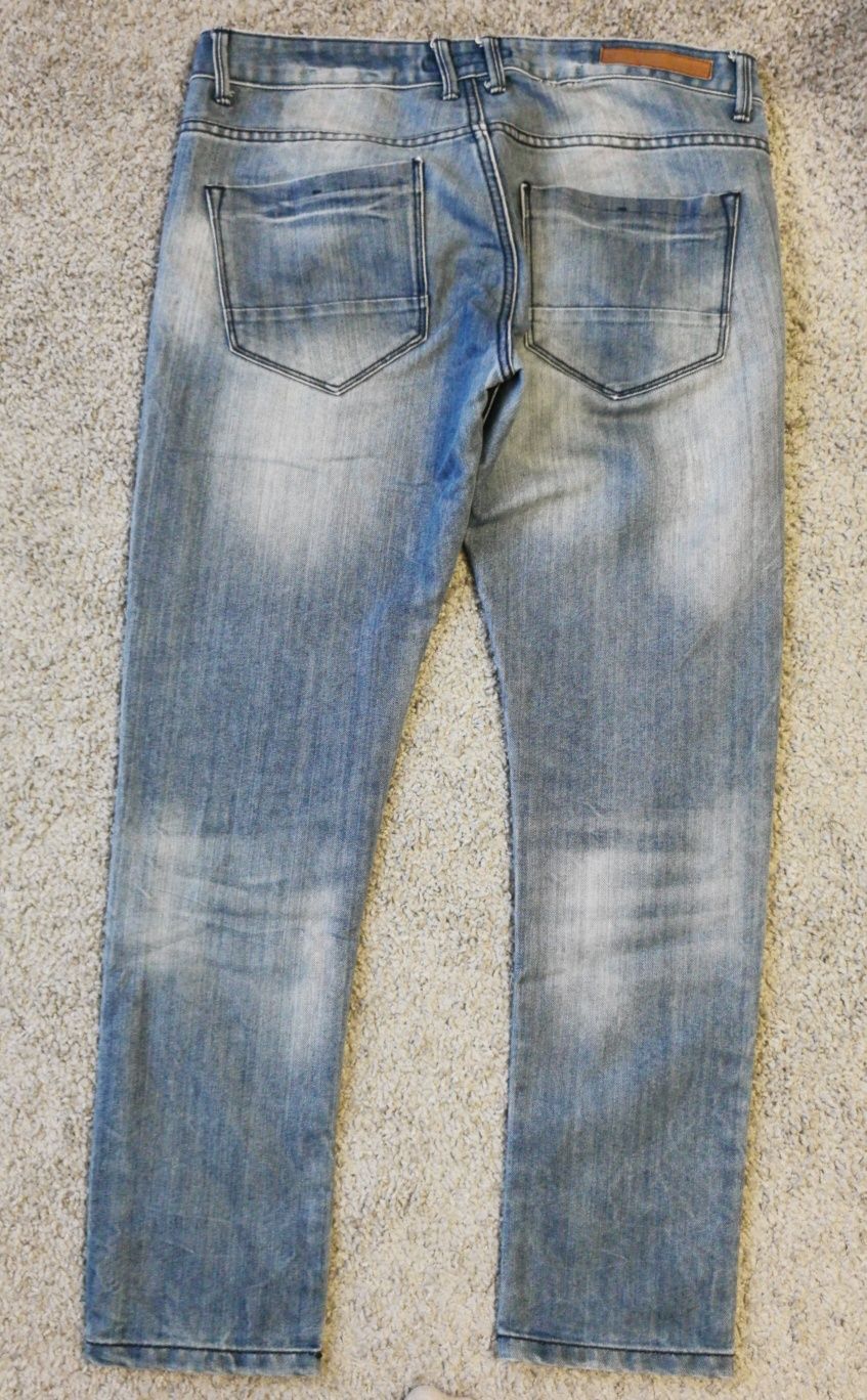 Spodnie męskie jeansowe L