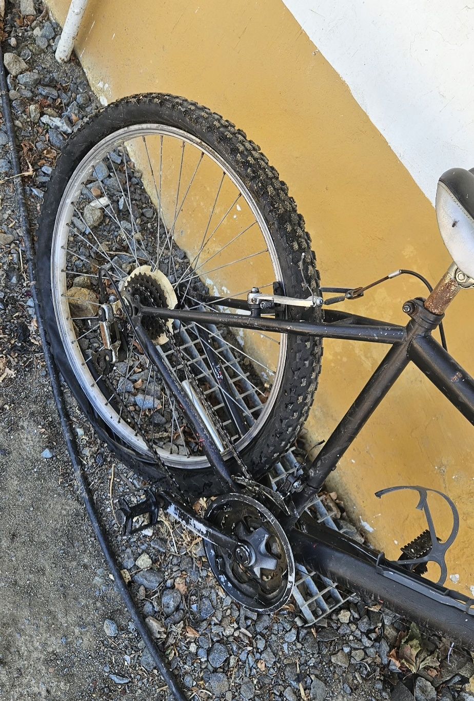 Bicicleta velha.
