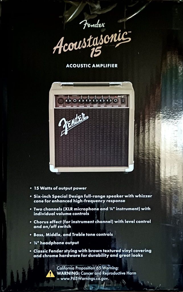 Fender Acoustasonic 15, amplificador de combinação de 15 W