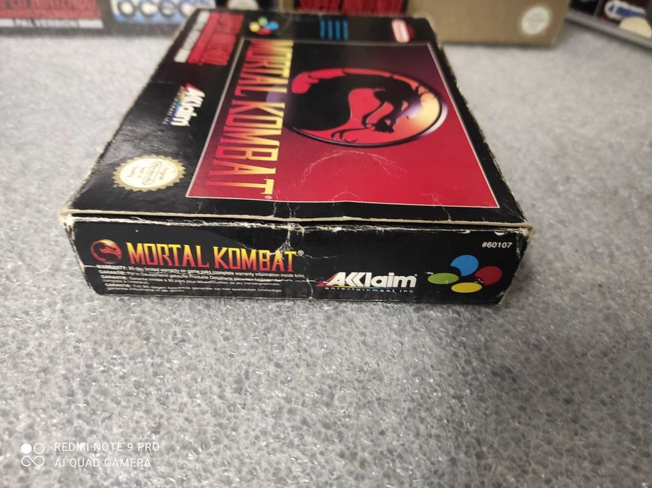 Mortal Kombat PAL Super Nintendo SNES CIB