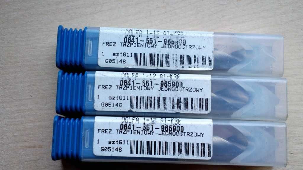 Frez DOLFA 1 - 12 Al - K30 DOLFAMEX, Do ALU, PLEXI