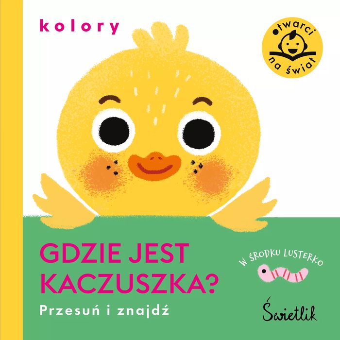 Gdzie jest kaczuszka? Kolory. Przesuń i znajdź. Świetlik. Nowy Produkt