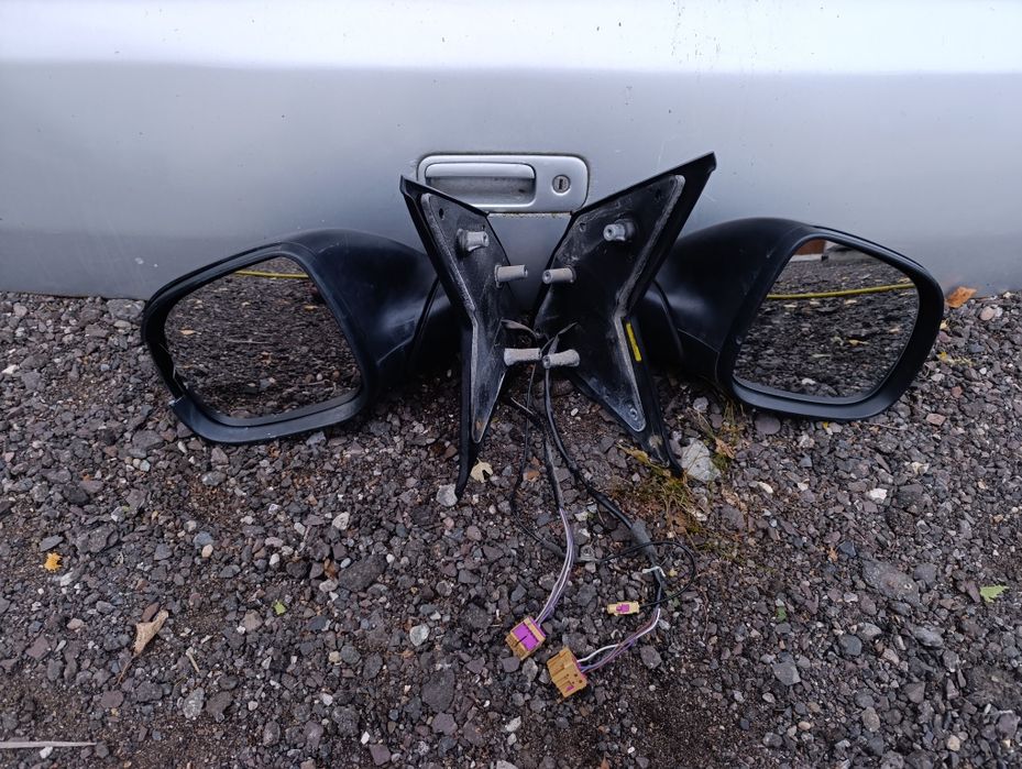 Lusterka lusterko lewe prawe komplet VW t5 lift 5pin + antena