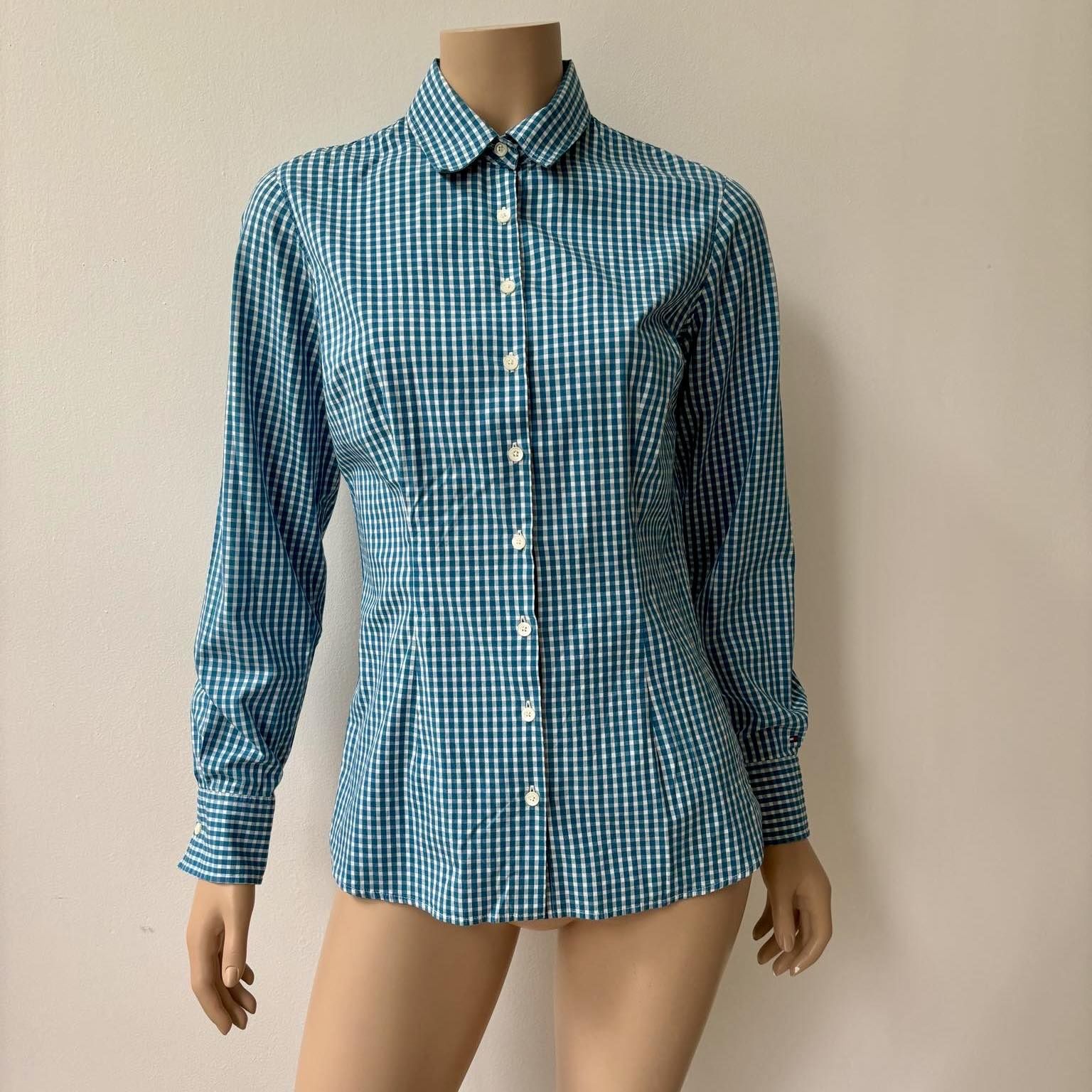 Tommy Hilfiger koszula damska XS/S
rozmiar XS/S
kolor:biało seledynowy