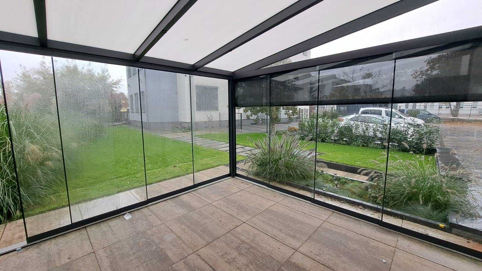 Zadaszenie tarasu, pergola, ogród zimowy, szklany, patio, oranżeria
