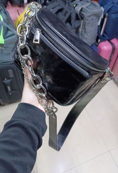 Сумка женская Polina & Eiterou крос боди ,бананка кожаная