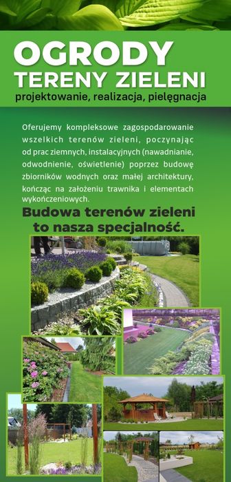 Ogrody, systemy nawadniania, drenaże, studnie, oświetlenie...