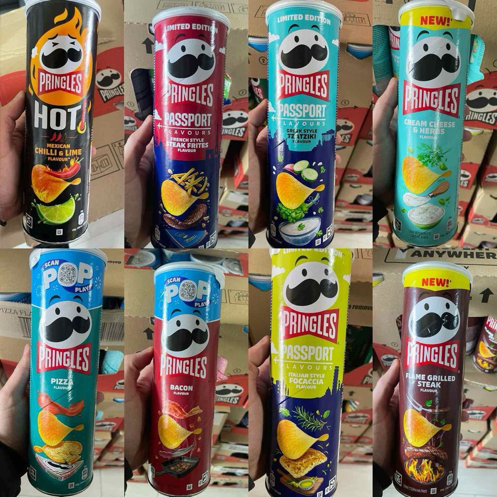 Чипсы Принглс 165 грамм / чипсы Pringles 165g
