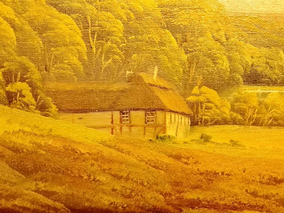 Stary obraz na płótnie