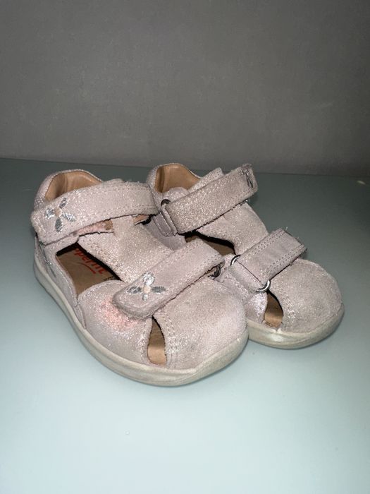 Шкіряні дитячі босоніжки Superfit (рожеві)