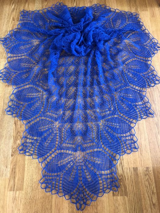 Шаль ручной работы