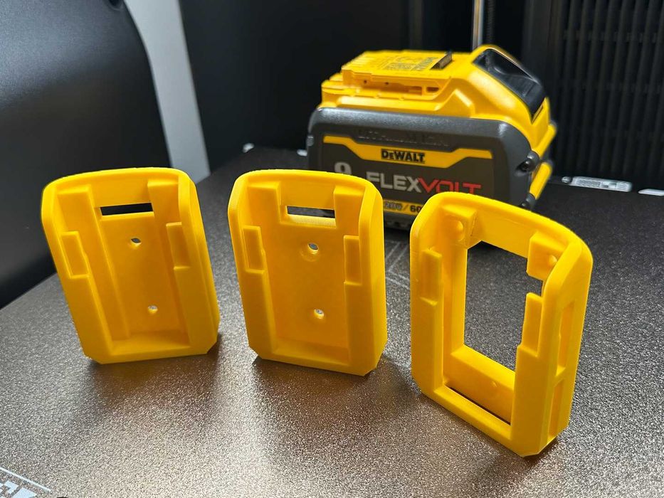 Zestaw uchwytów na baterie Dewalt i Milwaukee, uchwyty na narzędzia