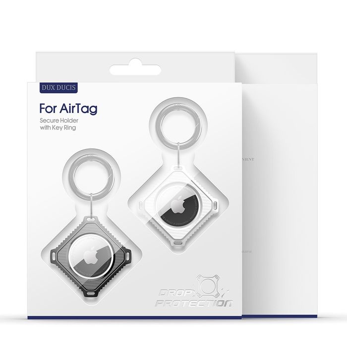 2x Etui do Apple AirTag Dux Ducis White + Black