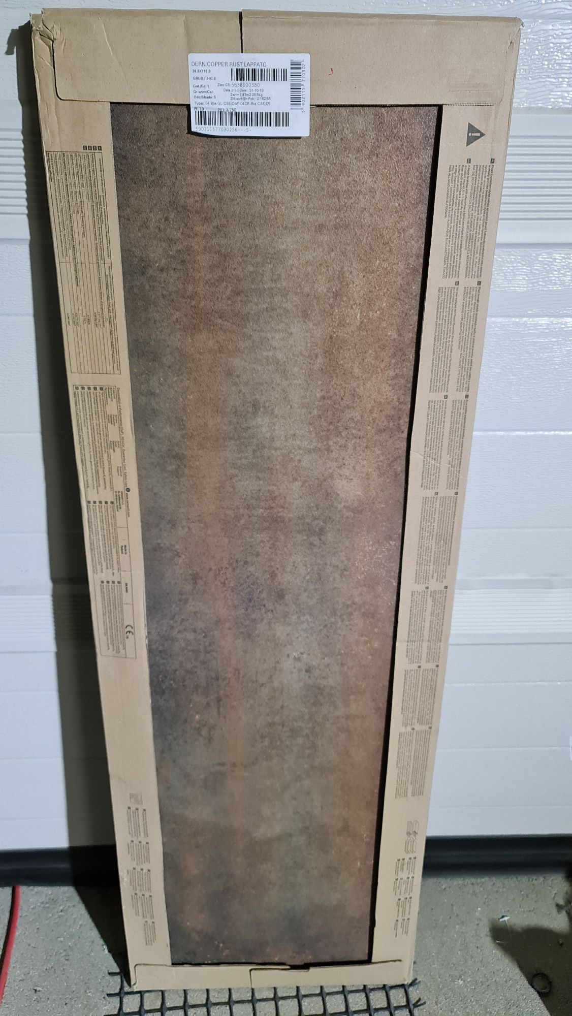 Gres szkliwiony DERN copper rust lappato 59,8x119,8 gat. I 2,86m2