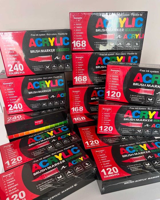 Акрилові маркери GuangNa 120 відправка в день замовлення Розмальовка