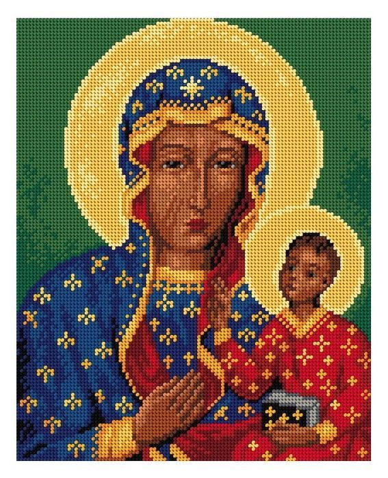 Kanwa z nadrukiem Matka Boska Częstochowska (6027)